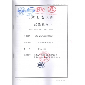 晶闸管开关检验报告