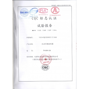 无功补偿控制器检验报告